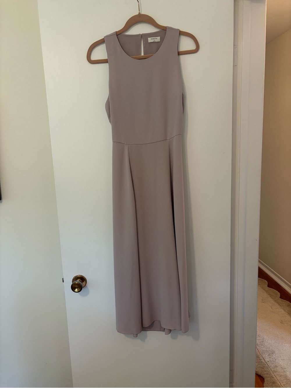 Babaton Sleeveless Dress in Dusty Mauve